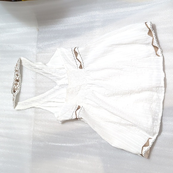 Mai Tai Women's White Halter Top Size Large - Picture 2 of 14